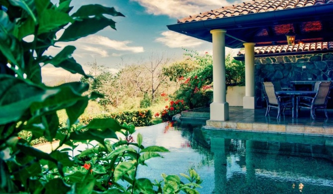 Casa Malinche 2 in Reserva Conchal with Pool Ocean and Golf Course Views