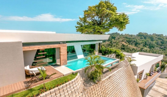 Modern Villa with overlooking pacific ocean view & name of the jungle - VILLA #12 LAS FLORES