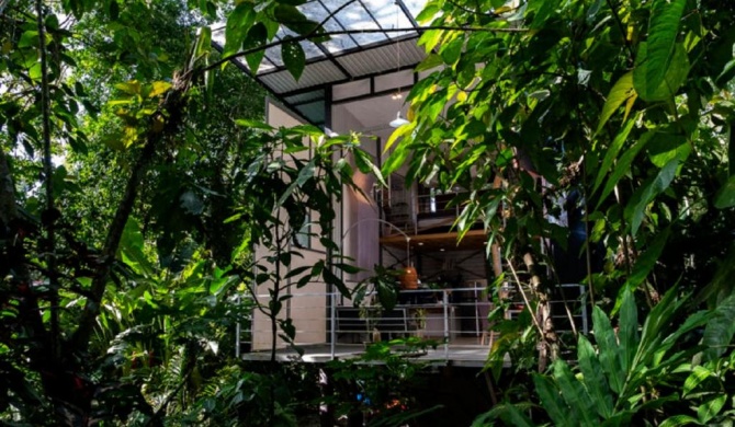 Perezoso Villa. Jurassic Park loft in the jungle