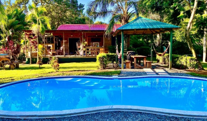 Casa Mediterránea with Pool and 2100 m2 Garden near Beach and Rain Forest